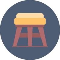 Stool Creative Icon Design vector