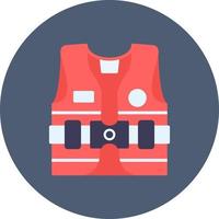 Life Jacket Creative Icon Design vector