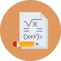 Maths Creative Icon Design vector
