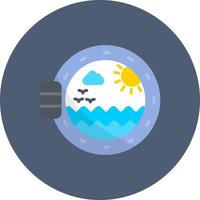 Porthole Creative Icon Design vector