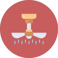Ceiling Fan Creative Icon Design vector