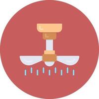 Ceiling Fan Creative Icon Design vector