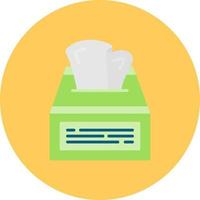 Tissue Box Creative Icon Design vector