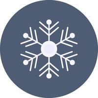 diseño de icono creativo de copo de nieve vector