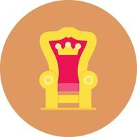 Throne Creative Icon Design vector