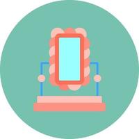 Mirror Creative Icon Design vector