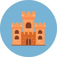 Castle Creative Icon Design vector