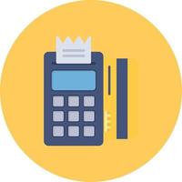 Pos Terminal Creative Icon Design vector