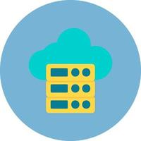 Cloud Data Creative Icon Design vector