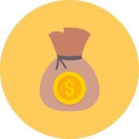 Money Bag Creative Icon Design vector