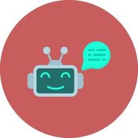 Chatbot Creative Icon Design vector