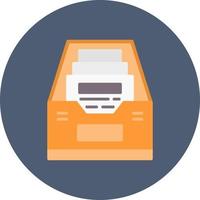 Files Box Creative Icon Design vector