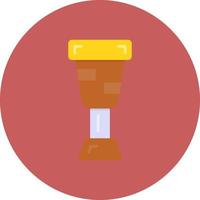 Peg Leg Creative Icon Design vector