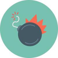 Bomb Creative Icon Design vector