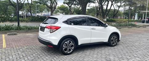 Indonesia, Surakarta, October 25, 2022, Honda HR-V is a subcompact crossover SUV produced by Honda of Japan photo