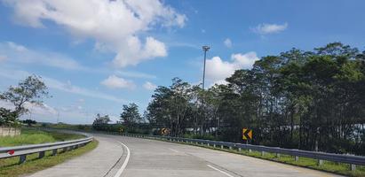 Indonesian toll road or highway, new government infrastructure project photo