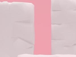 white stone podium products display minimal mockup 3d render. scene front view pink room and pink background podium shape nature. stand show cosmetic product. Stage showcase on pedestal podium. photo