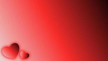 Abstract background gradient red love simple modern elegant premium photo