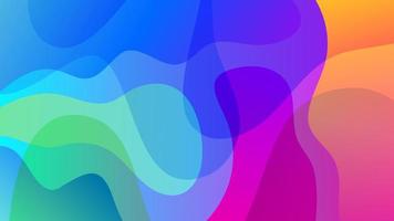 Abstract background gradient wave rainbow simple modern elegant premium vector photo