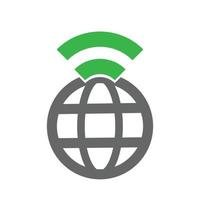 Internet icon. Wi-fi icon. web communication vector. Modern simple flat network sign. Connectivity vector illustration.