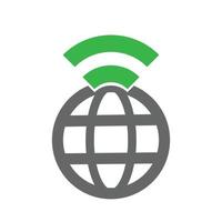 Internet icon. Wi-fi icon. web communication vector. Modern simple flat network sign. Connectivity vector illustration.