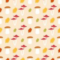 Vector seamless pattern. Autumn collection. Abstract design