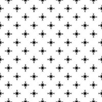 Black and white seamless pattern texture. Greyscale ornamental graphic design. vector