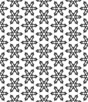 Black and white seamless abstract pattern. Background and backdrop. Grayscale ornamental design. vector