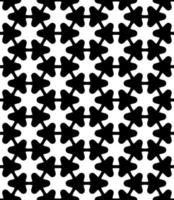 Black and white seamless abstract pattern. Background and backdrop. Grayscale ornamental design. vector