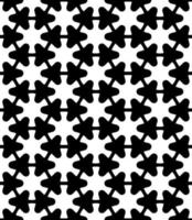 Black and white seamless abstract pattern. Background and backdrop. Grayscale ornamental design. vector