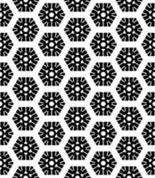 Black and white seamless abstract pattern. Background and backdrop. Grayscale ornamental design. vector