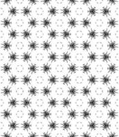 Black and white seamless abstract pattern. Background and backdrop. Grayscale ornamental design. vector