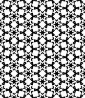 Black and white seamless abstract pattern. Background and backdrop. Grayscale ornamental design. vector