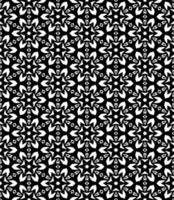 Black and white seamless abstract pattern. Background and backdrop. Grayscale ornamental design. vector