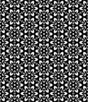 Black and white seamless abstract pattern. Background and backdrop. Grayscale ornamental design. vector