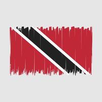 Trinidad Flag Brush vector