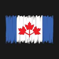 Canada Flag Brush vector