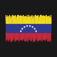 cepillo de bandera de venezuela vector