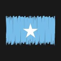 vector de pincel de bandera de somalia