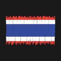 Thailand Flag Brush vector