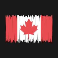 Canada Flag Brush Vector