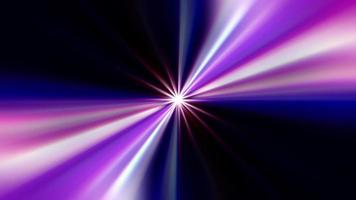 Loop multicolored radial shine flare rays rotation background video