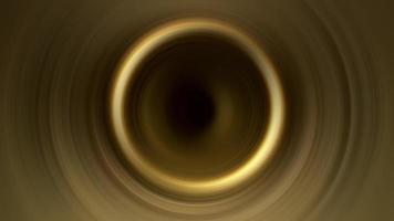 abstrakt gold verschwommen radial leuchten kreis schleife hypnotisch video