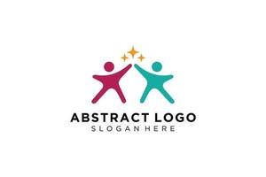 Vector abstract people and family logo collection,people icons, health logo template, care symbol.