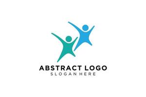 Vector abstract people and family logo collection,people icons, health logo template, care symbol.