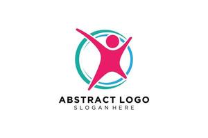 Vector abstract people and family logo collection,people icons, health logo template, care symbol.