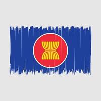 Asean Flag Brush vector