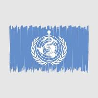 United Nations Flag Brush vector