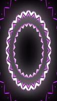 Abstract purple kaleidoscope background. geometric figures. motion graphics video