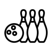 Bowling Icon Design vector